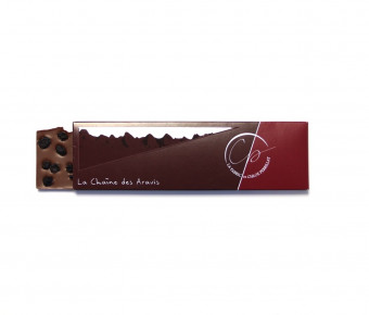 Tablette Chocolat Lait et fragment Myrtilles