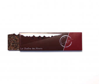 Tablette Chocolat Noir et éclats de Fèves cacao